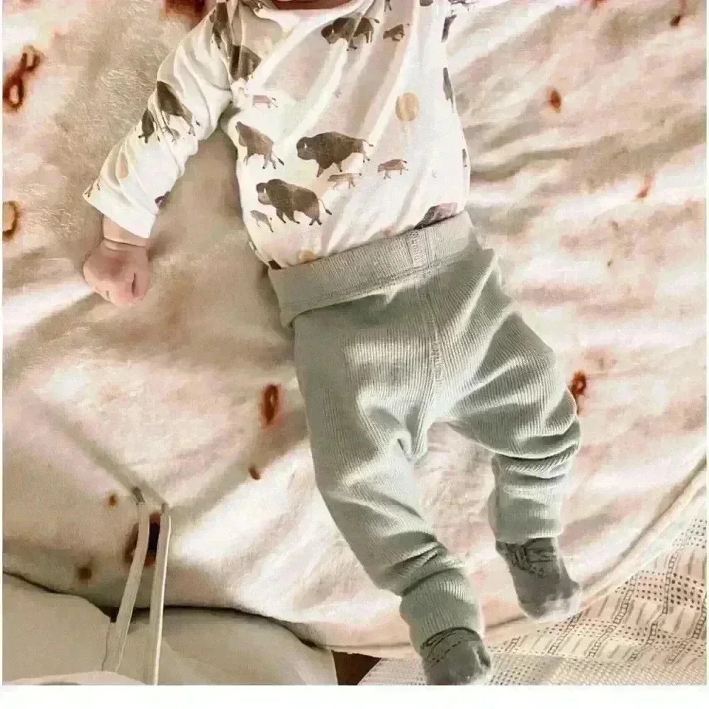 Zara Baby Pants Sage Green